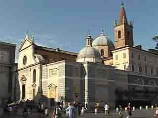  Рим:  Италия:  
 
 Церковь Санта-Мария-дель-Пополо